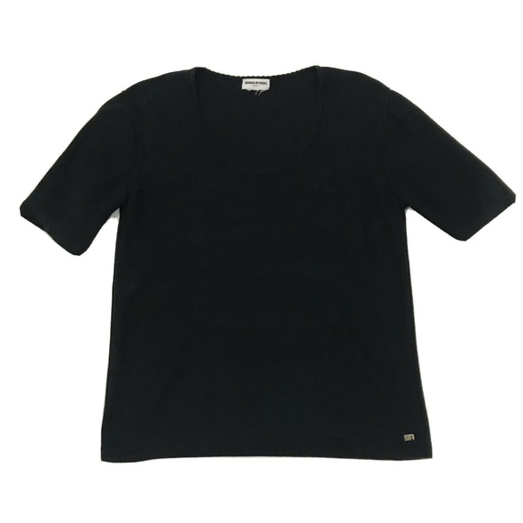 Sonia Rykiel Tops - Sonia Rykiel Paris Short Sleeve Shirt Black